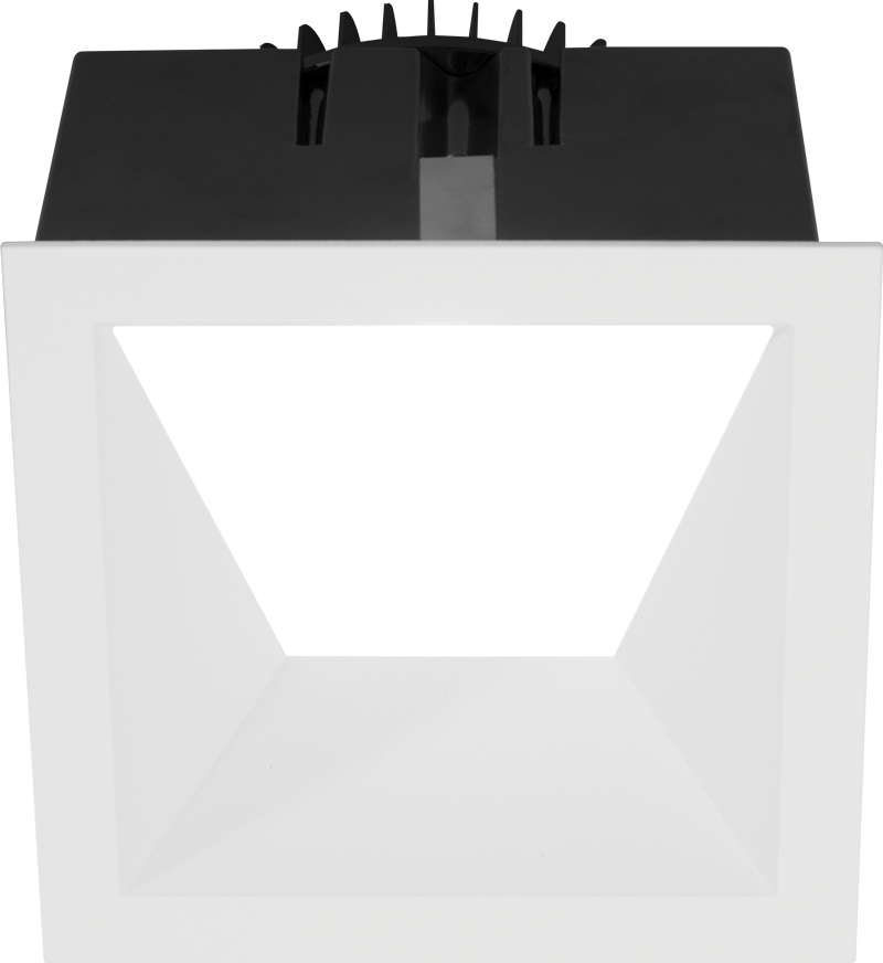 Angled Lens with White Trim